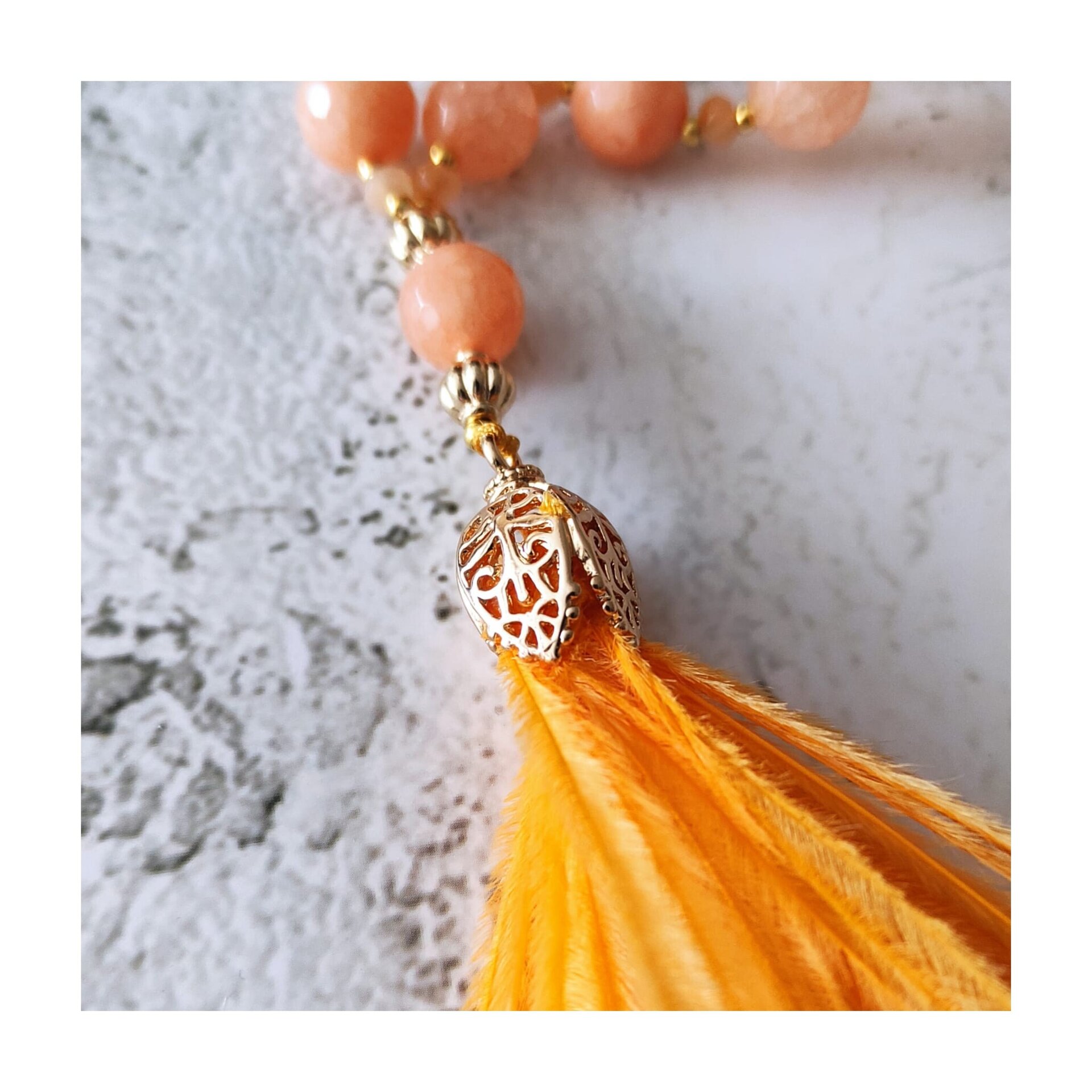 Collar de Plumas de Avestruz - 3